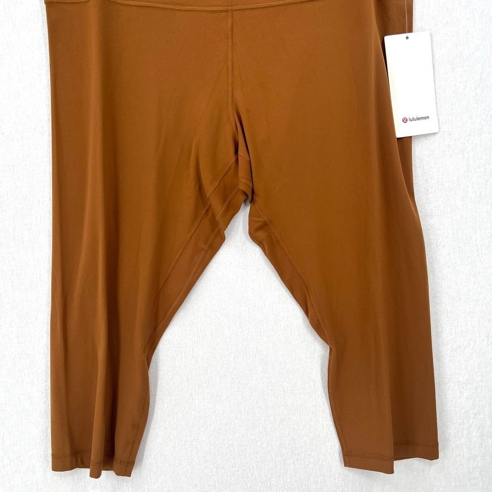LULULEMON Align High Rise Crop 21" Legging Womens Plus 20 Copper Brown Pant NEW - Picture 8 of 15